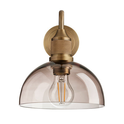 Noho Glass Dome Swan Neck Wall Light - 8 Inch - Noho Lighting - Industville Lighting UK