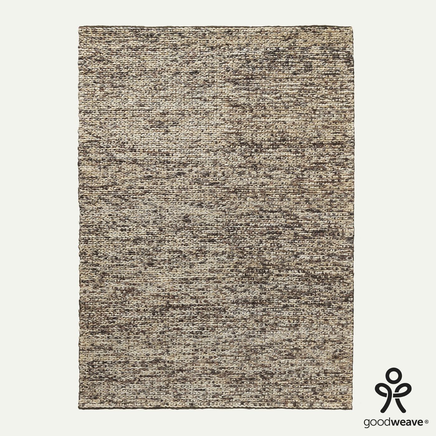 Dipton Hand Woven Jute Rug in Brown & Cream with Measurements 170 x 240 cm, Product Code RG-15-HWJ-BR-CR-L