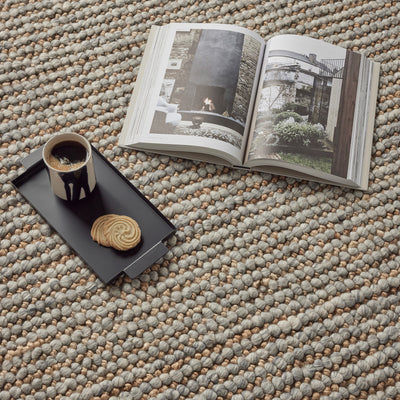 Fara Hand Woven Jute & Wool Rug in Natural & Grey with Measurements 170 x 240 cm, Product Code RG-10-HWJW-N-GR-L