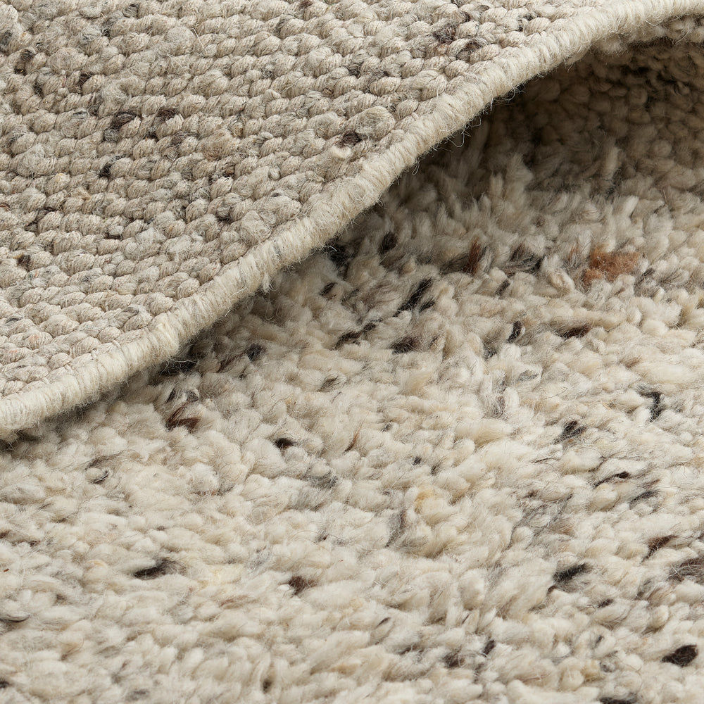 Braco Hand Tufted Wool Rug in Cream & Grey with Measurements 120 x 180 cm, Product Code RG-24-HKSW-CR-GR-M