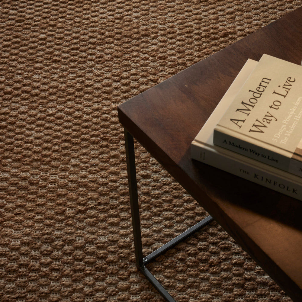 Hale Hand Woven Jute Rug in Natural & Cream with Measurements 120 x 180 cm, Product Code RG-1-HWJ-N-CR-M
