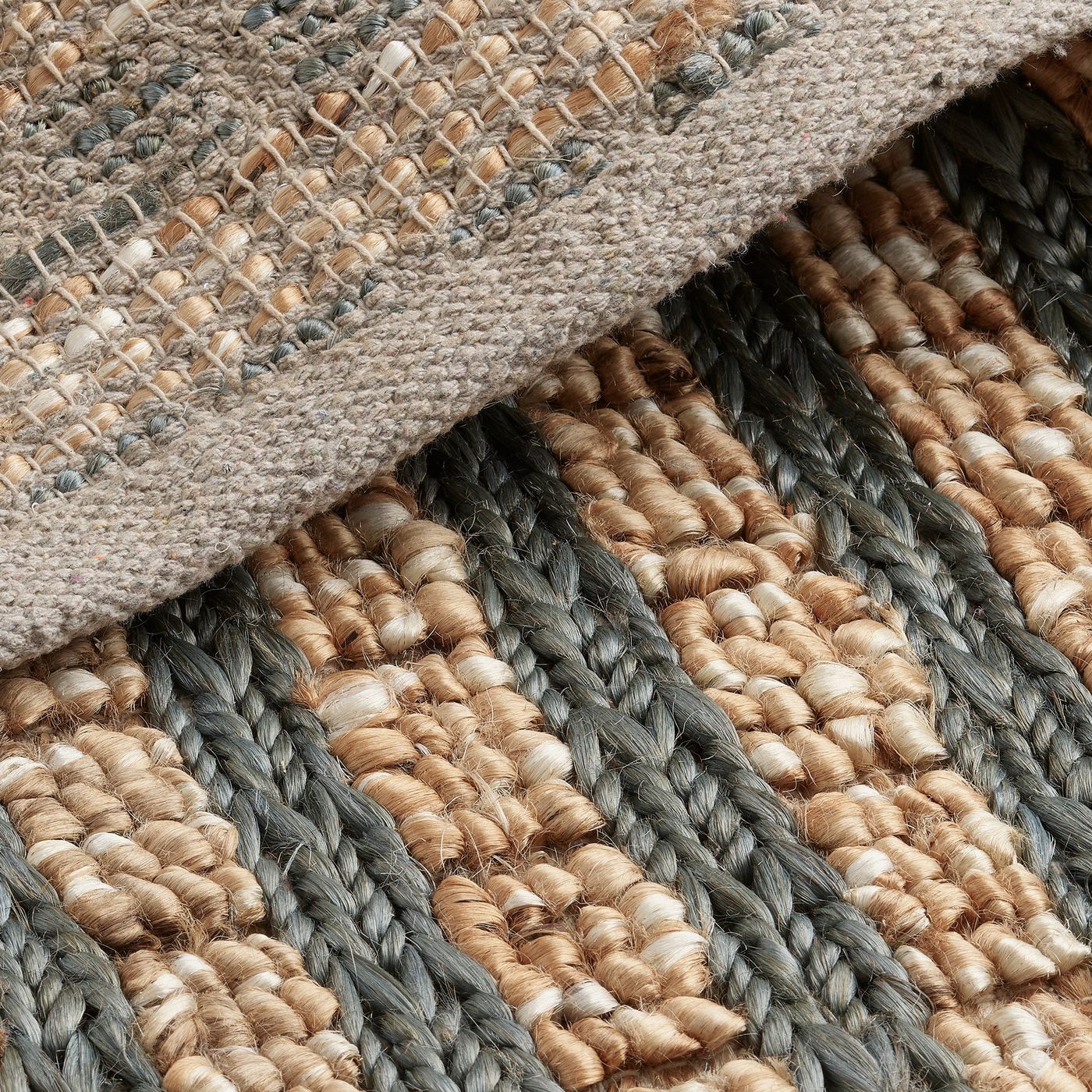     Natural_Oxnam_Handwoven_Jute_Natural_Teal_Rug_Industville_RG-16-HWJ-N-TL_Fold_Closeup