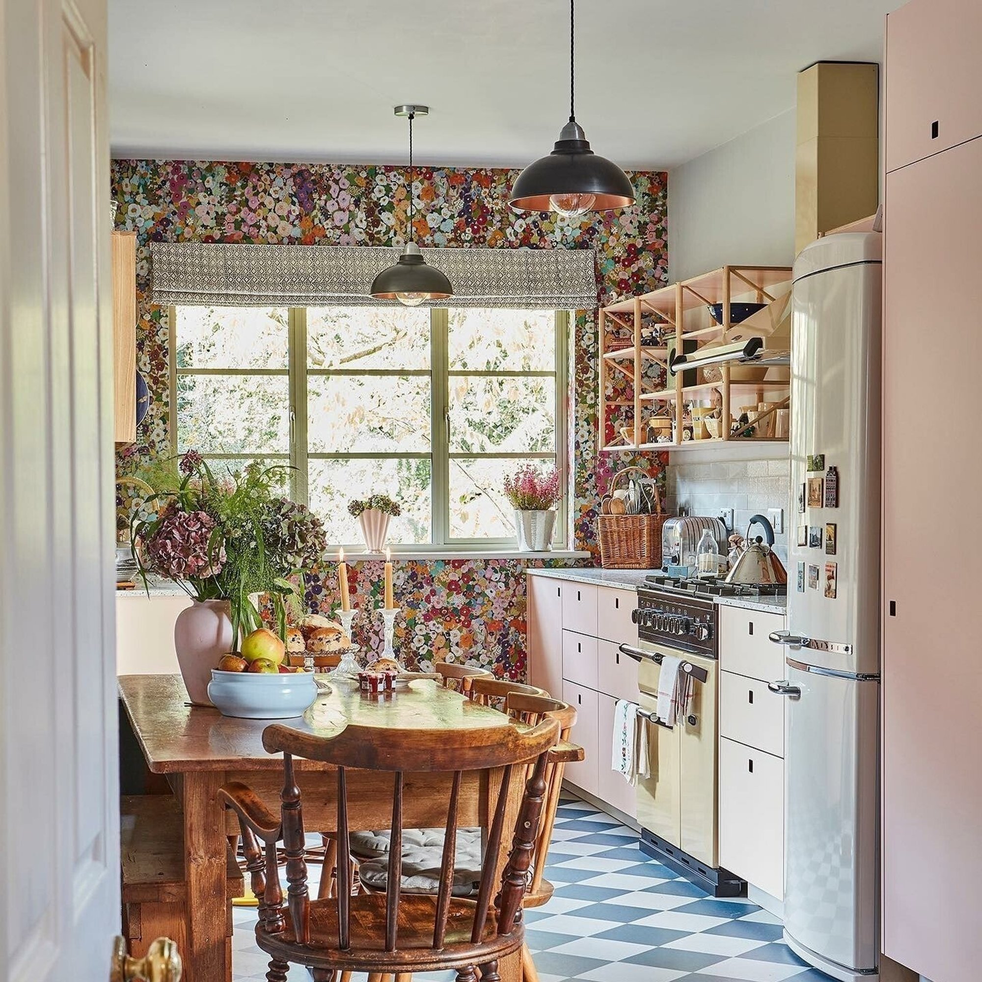 Pewter & Copper with Pewter Holder Old Factory Pendant - 12 inch - Industville OF-P12-CP-LPH house and home