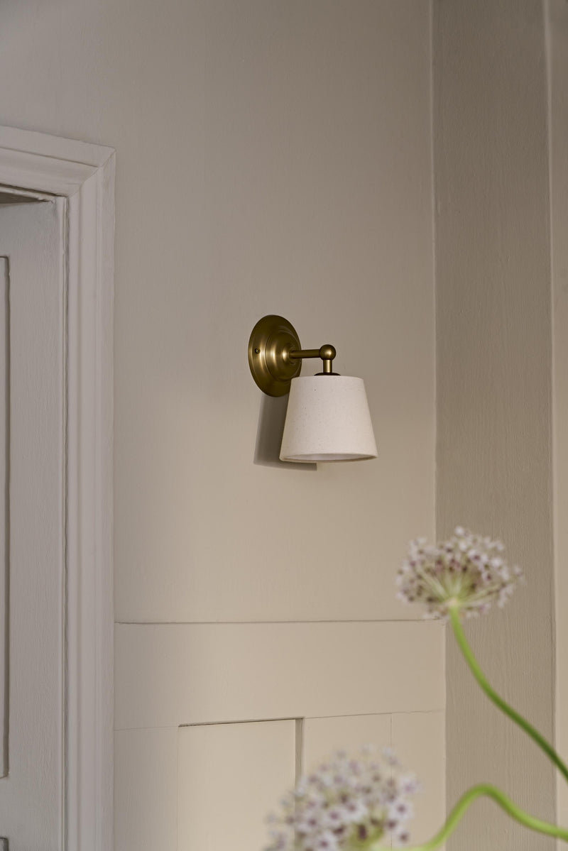 Orlando Empire Wall Light - Light Natural Cotton - Indoor lights - Industville Lighting UK