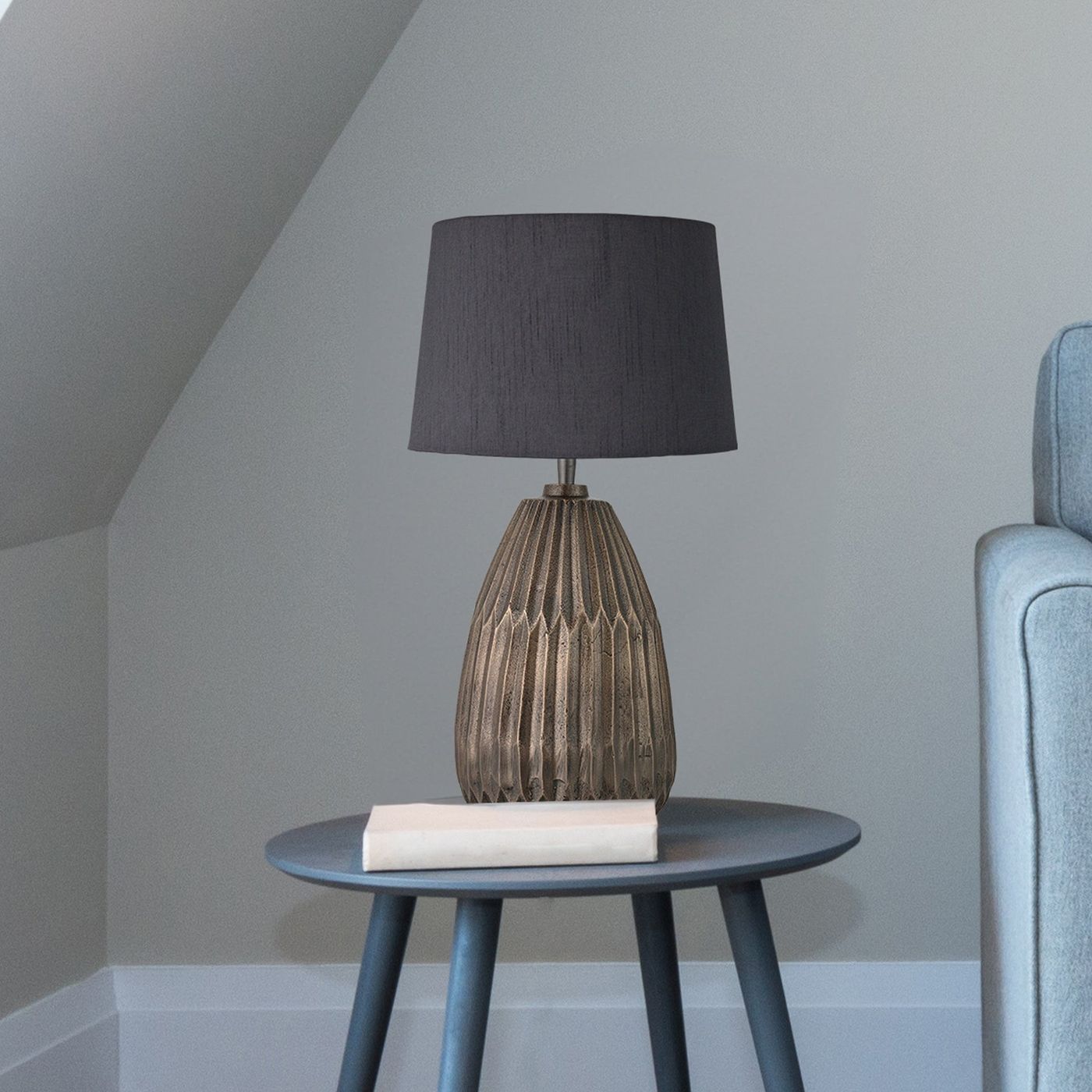 Ornate Thistle Table Lamp - Brass - Base Only
