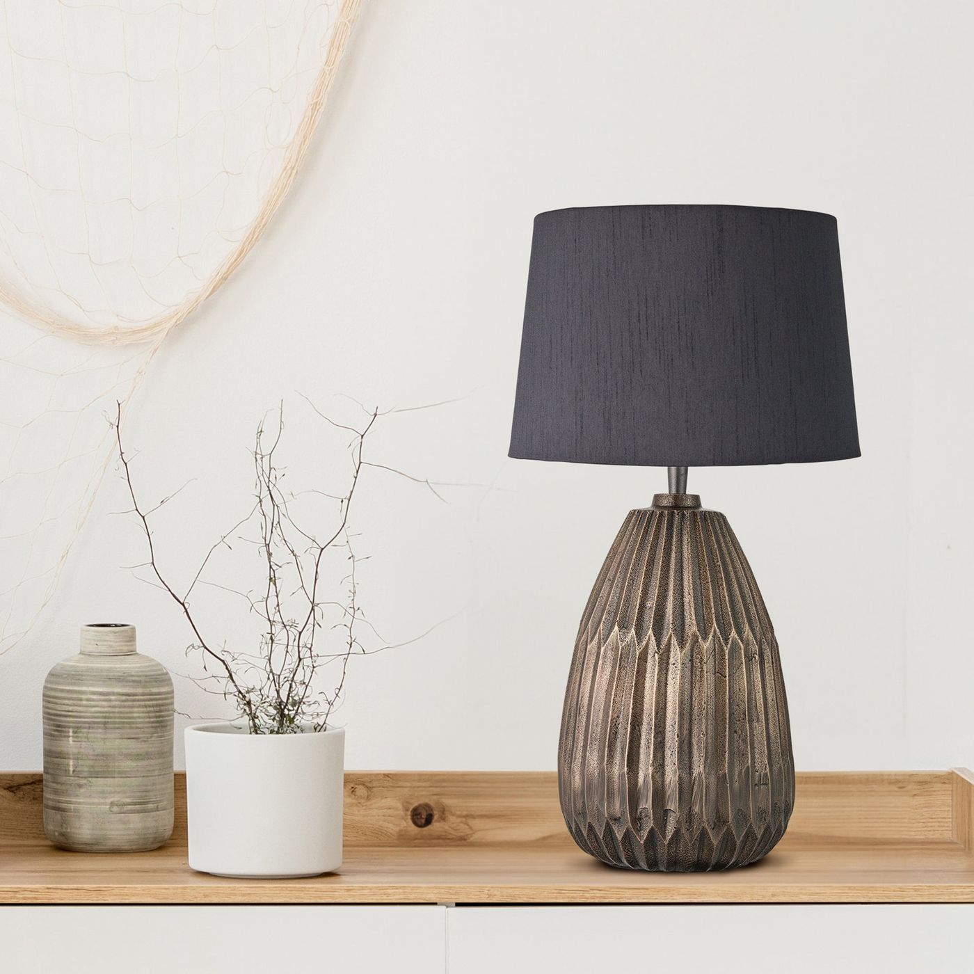 Ornate Thistle Table Lamp - Brass - Base Only