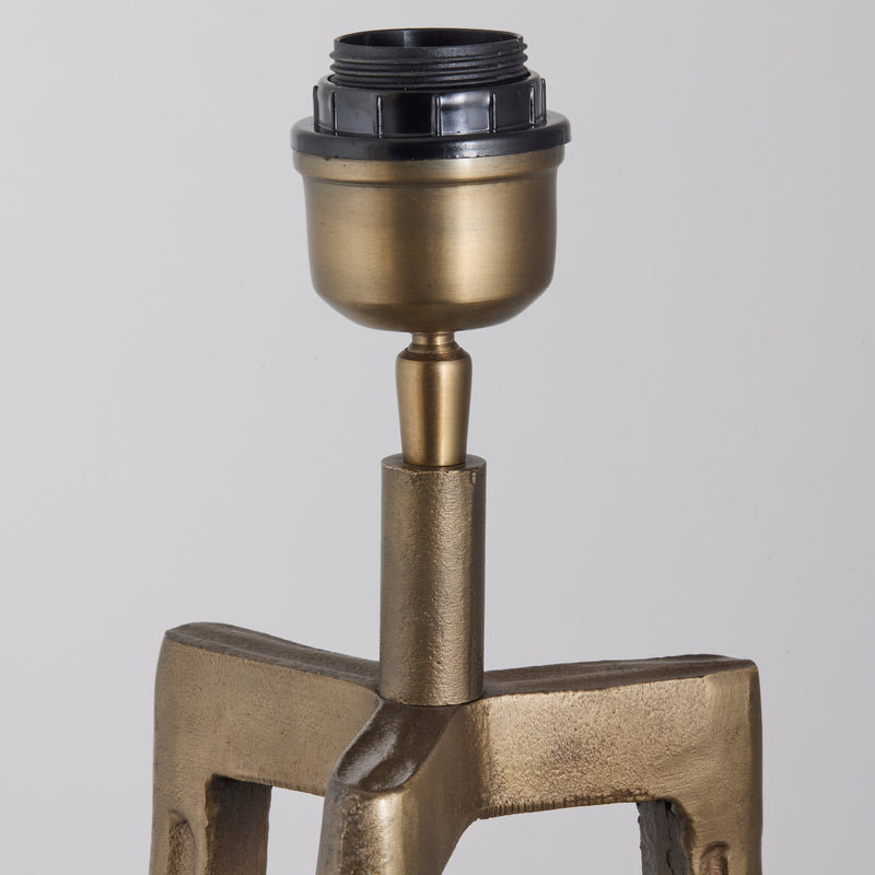 Ornate Tripod Floor Lamp - Brass - Base Only - Voucher Applicable - Industville Lighting UK