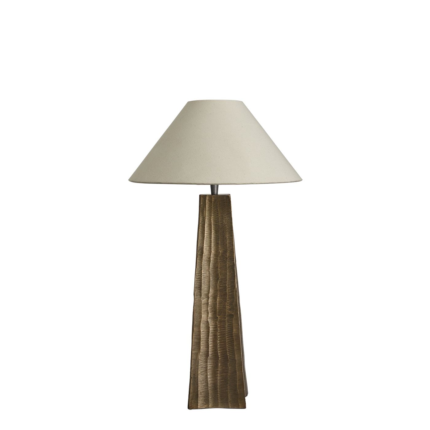 Ornate Obelisk Table Lamp - Brass