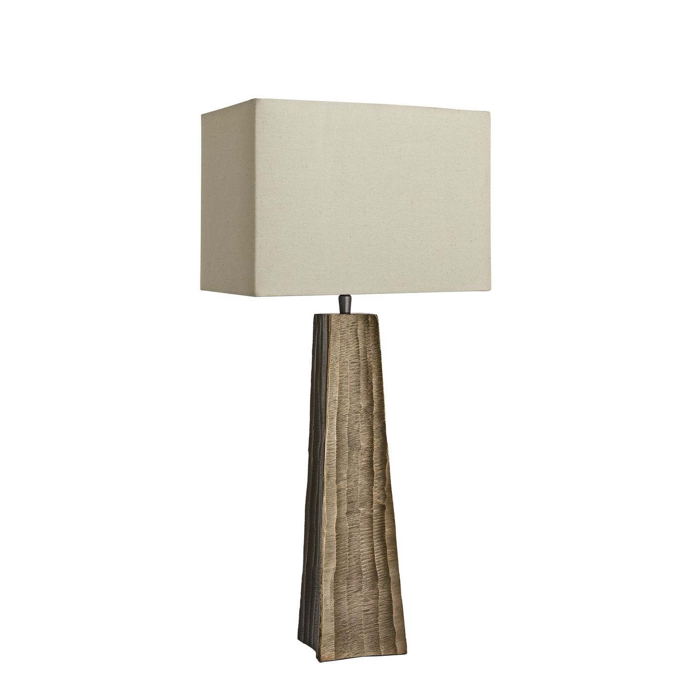 Ornate Obelisk Table Lamp - Brass