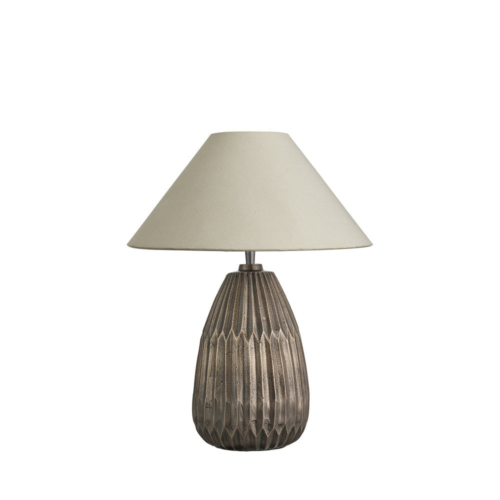 Ornate Thistle Table Lamp - Brass