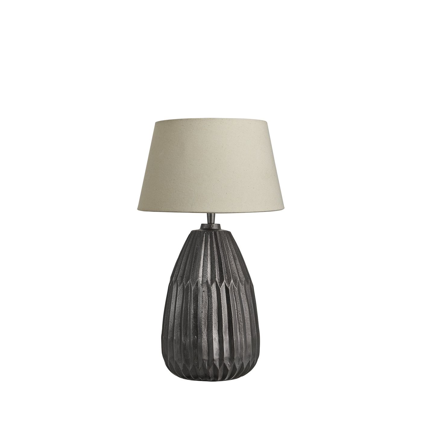 Ornate Thistle Table Lamp - Pewter