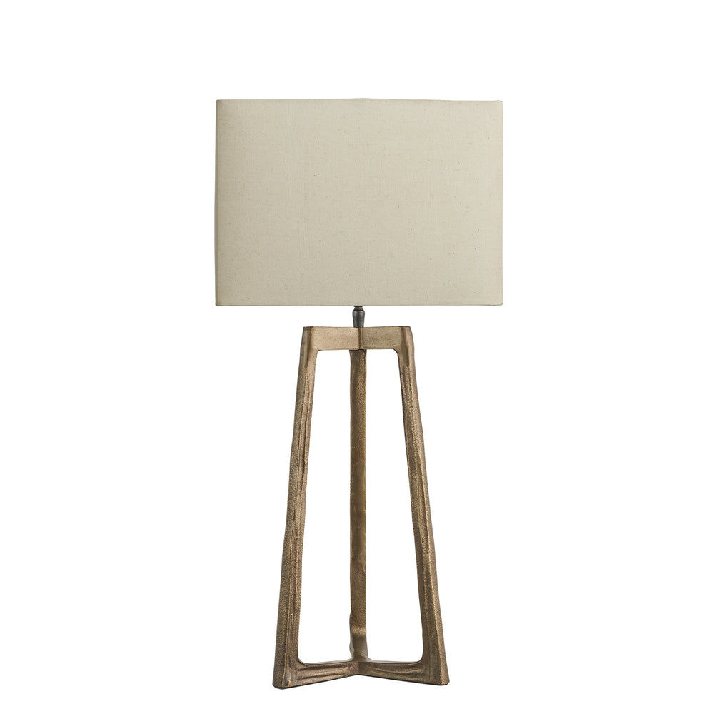 Ornate Tripod Table Lamp - Brass