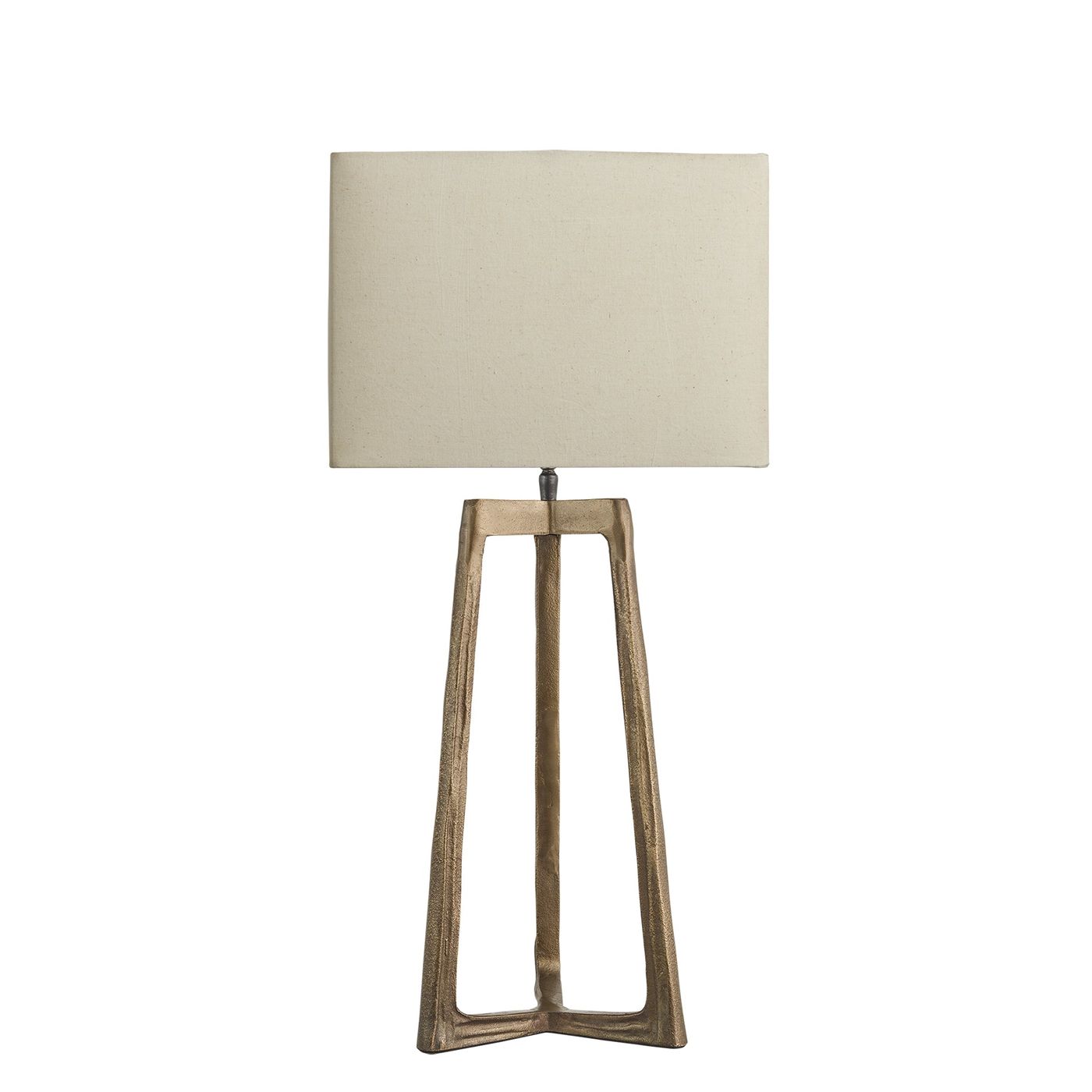 Ornate Tripod Table Lamp - Brass