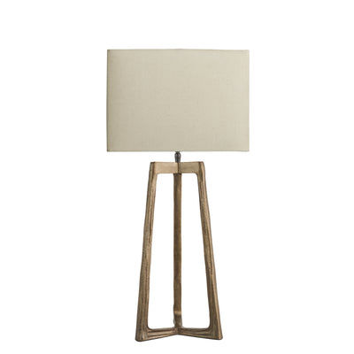 Ornate Tripod Table Lamp - Brass