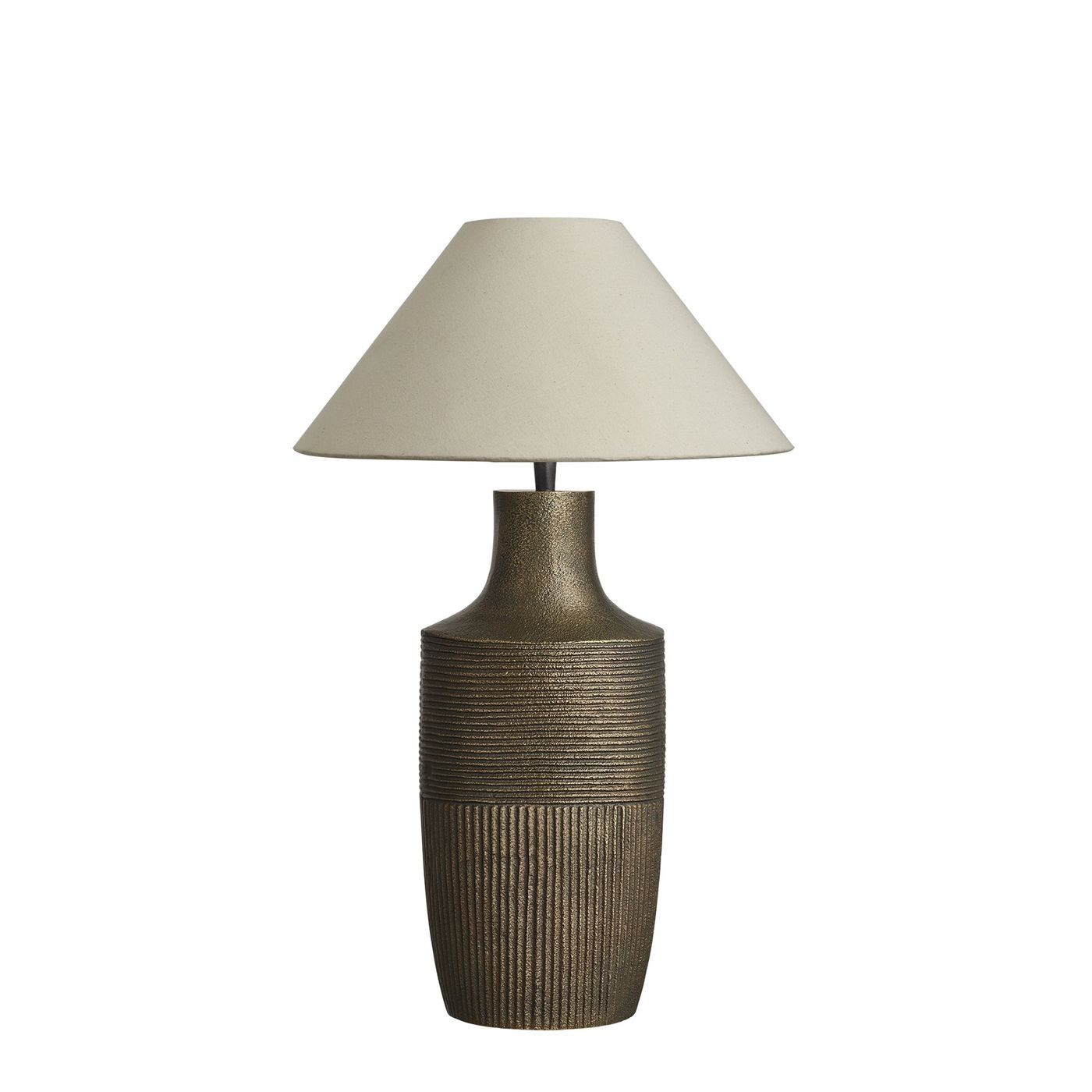 Ornate Vase Table Lamp - Brass