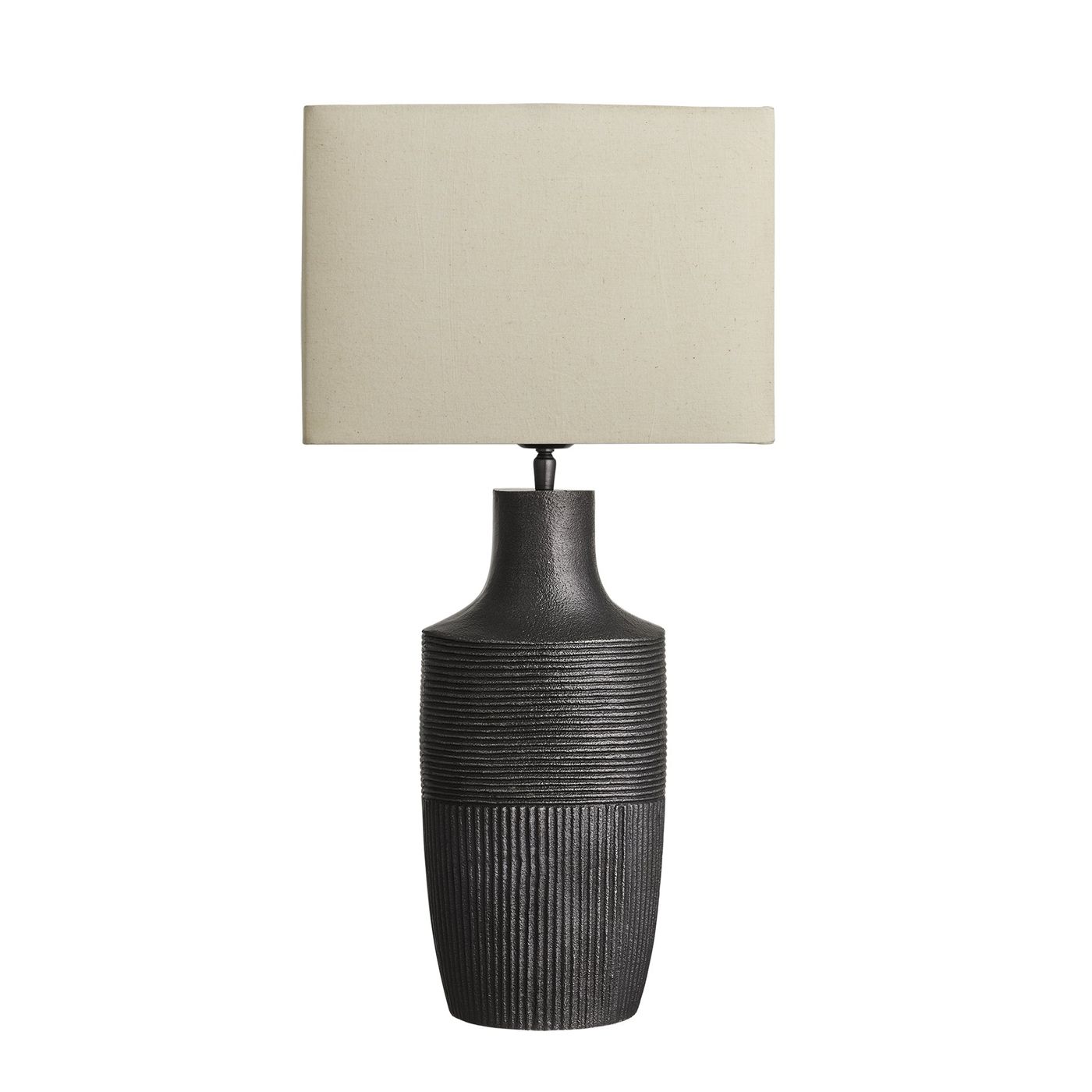 Ornate Vase Table Lamp - Pewter