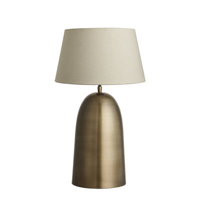 Pillar Bell Table Lamp - Brass