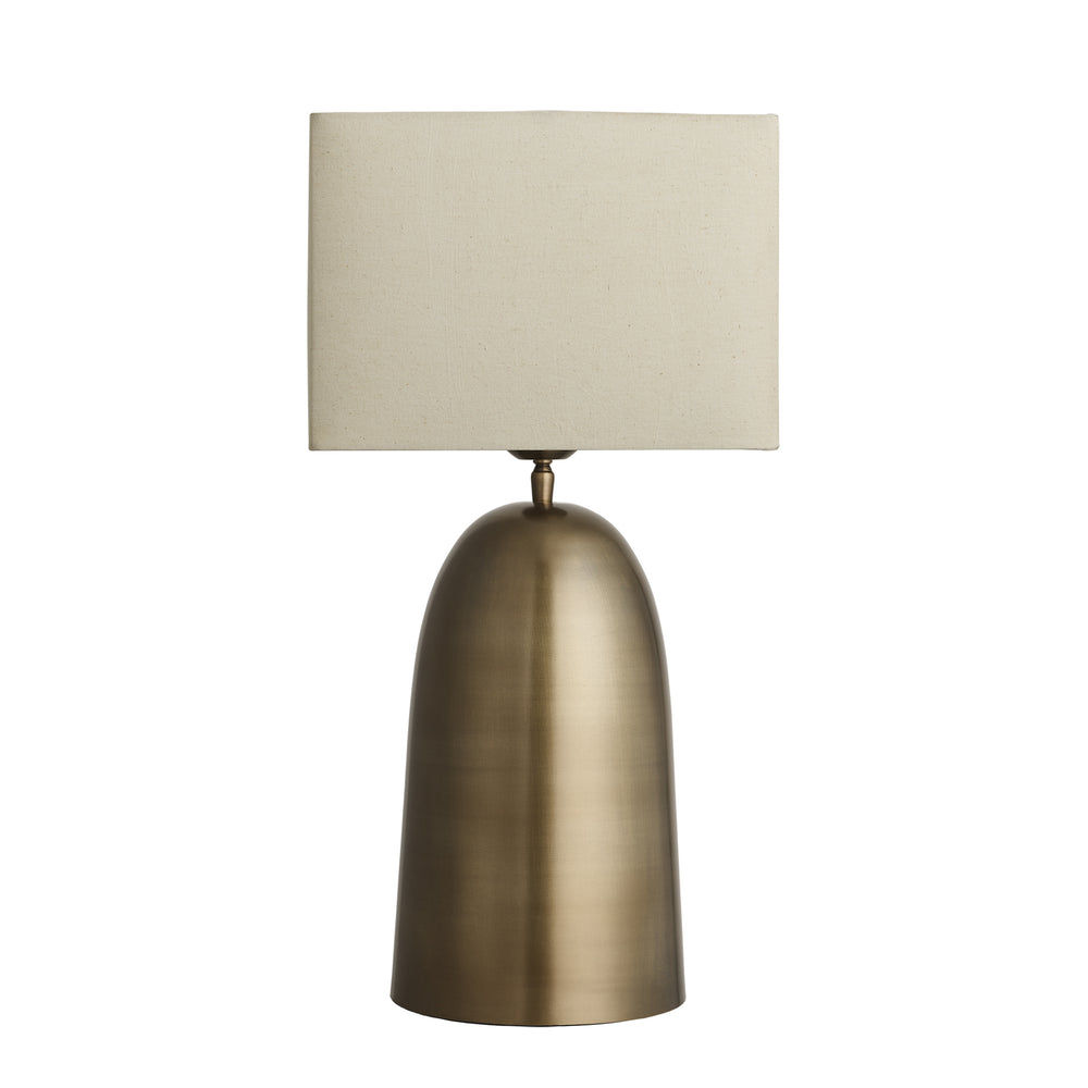 Pillar Bell Table Lamp - Brass