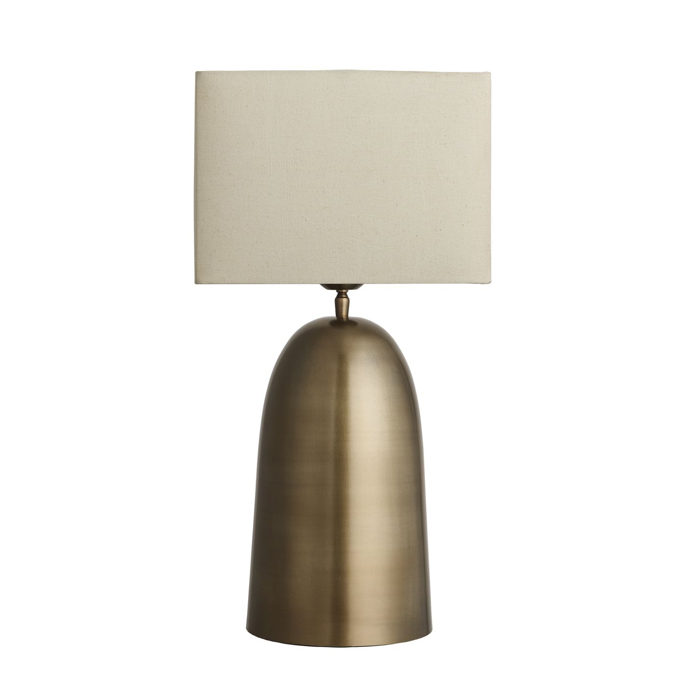 Pillar Bell Table Lamp - Brass