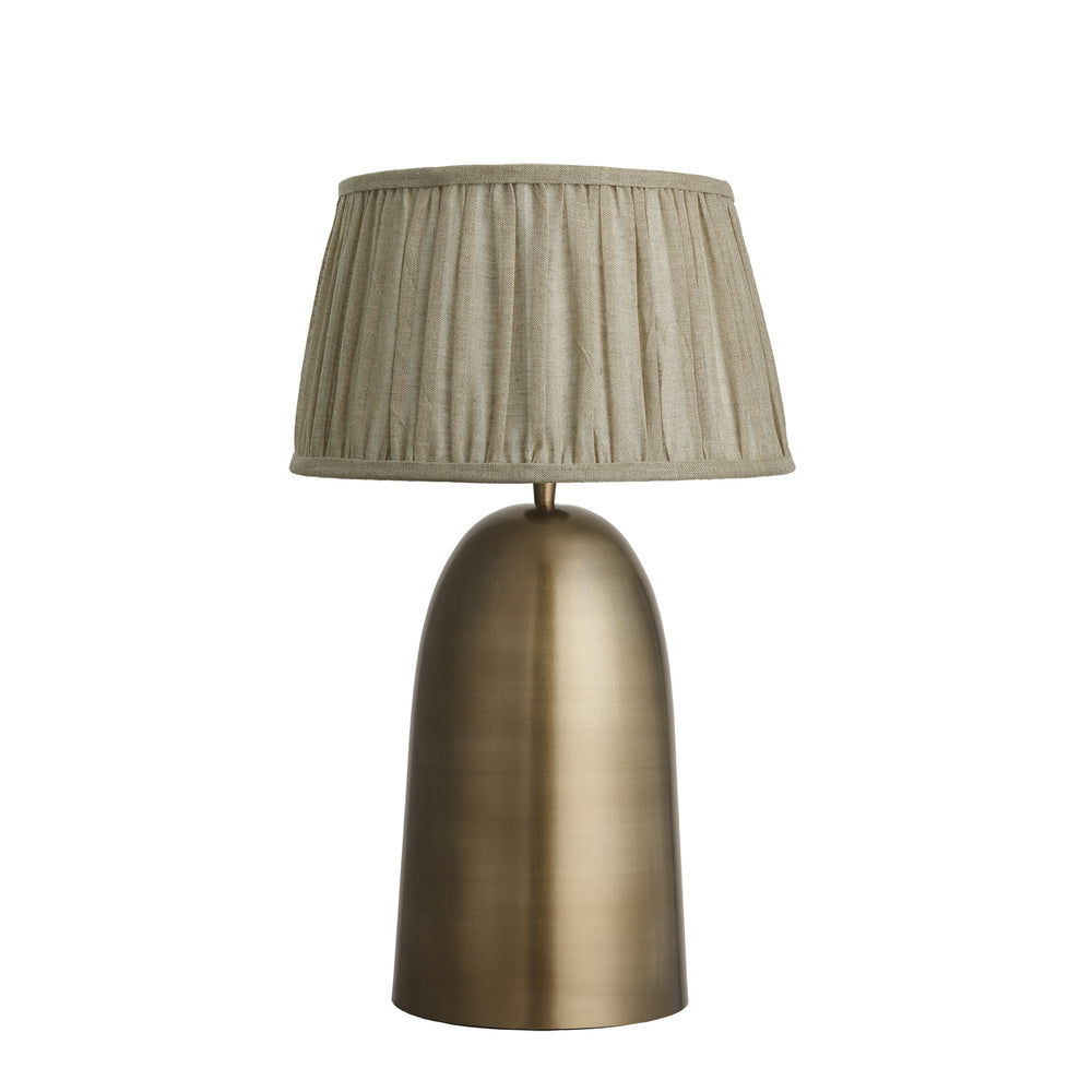 Pillar Bell Table Lamp - Brass