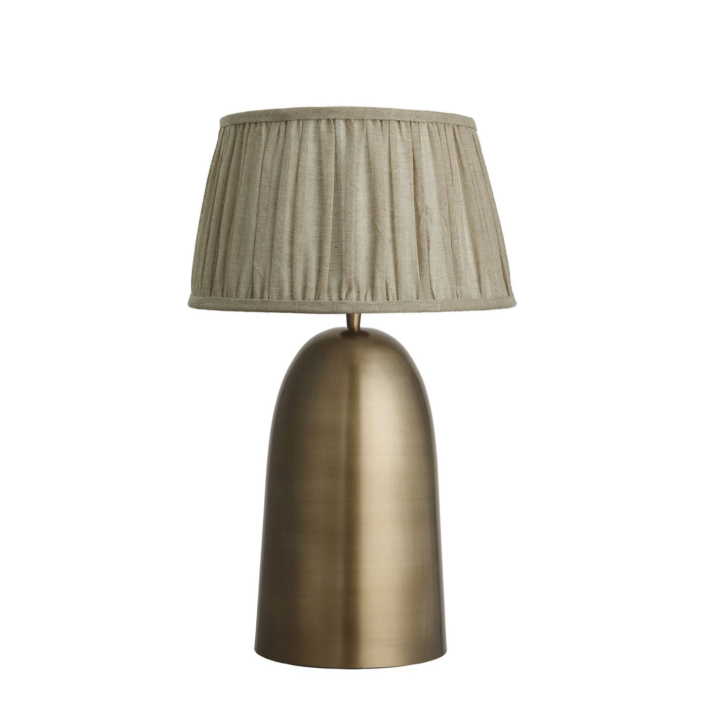 Pillar Bell Table Lamp - Brass
