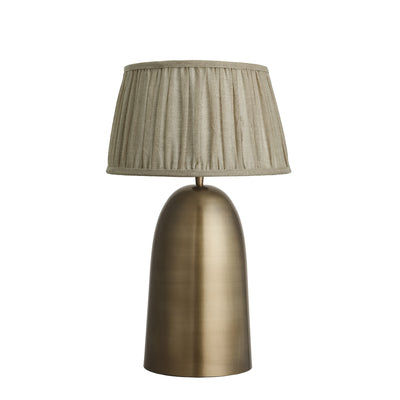 Pillar Bell Table Lamp - Brass