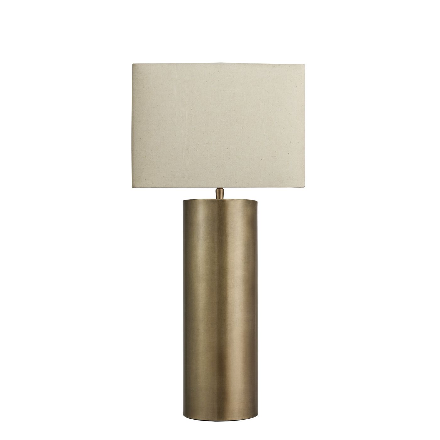 Pillar Cylinder Table Lamp - Brass