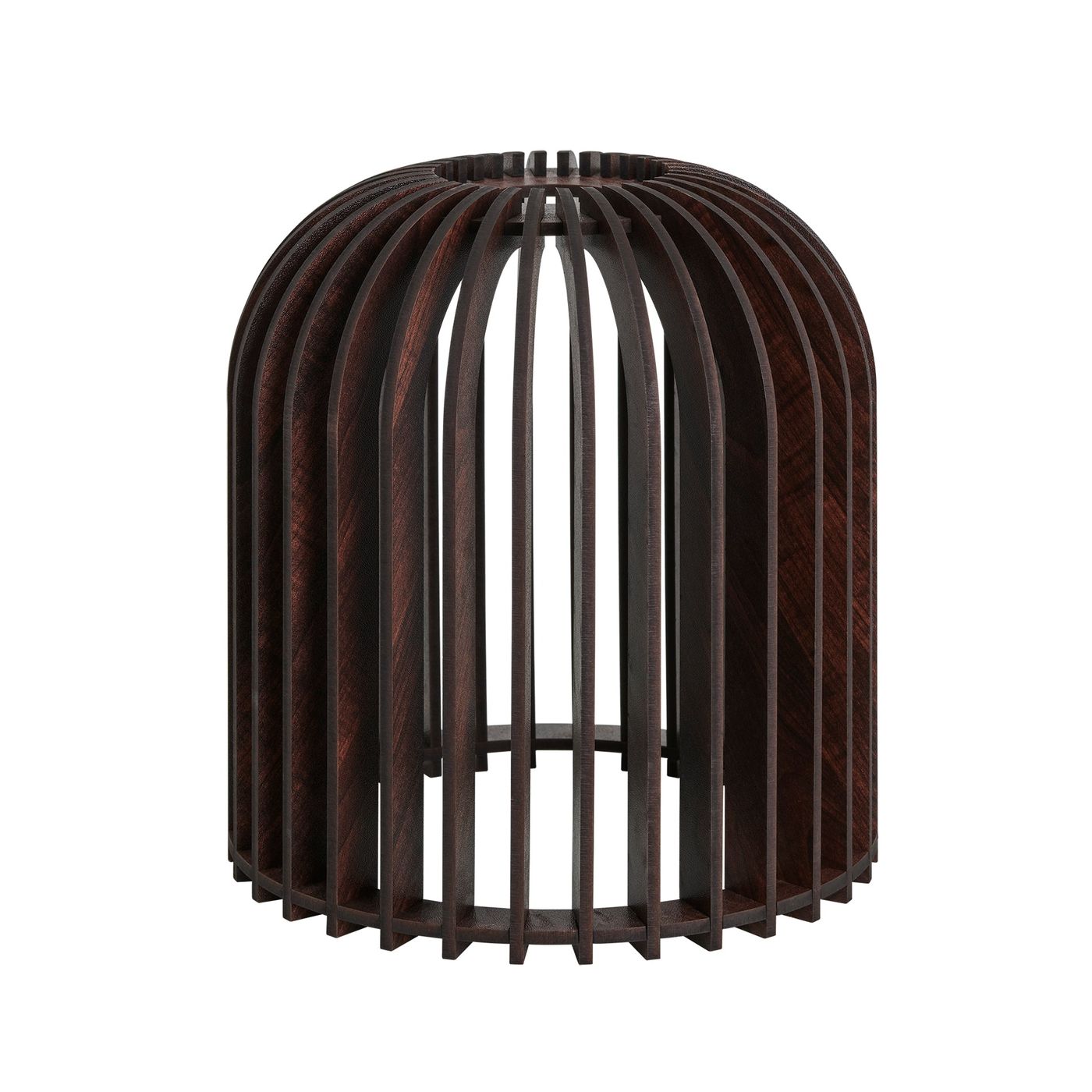 Rift Wooden Cone Shade in Dark Finish