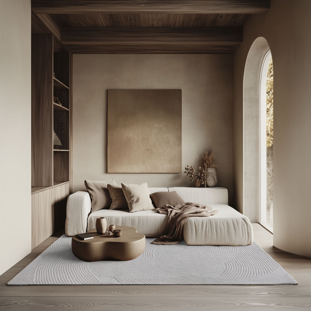 Ivory - Otley Hand Tufted Wool Rug 