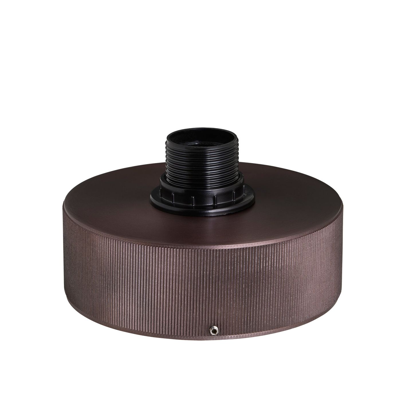 Bronze Ribbed Semi Flush Mount Holder