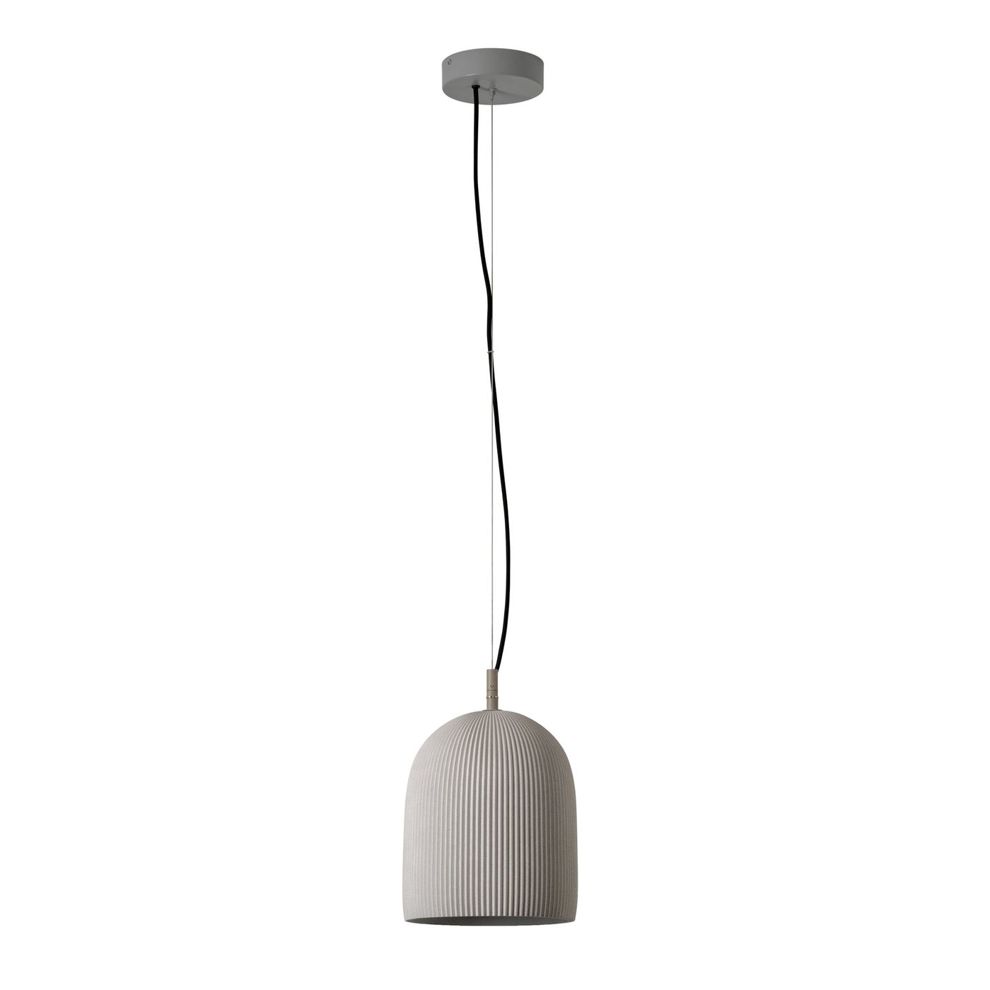 Ramsay Outdoor and Bathroom Cone Pendant Light in Ivory