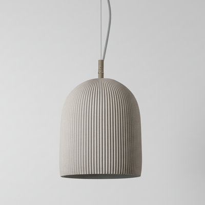 Ramsay Outdoor & Bathroom Cone Pendant Light - Ivory - Ceiling Lights - Industville Lighting UK