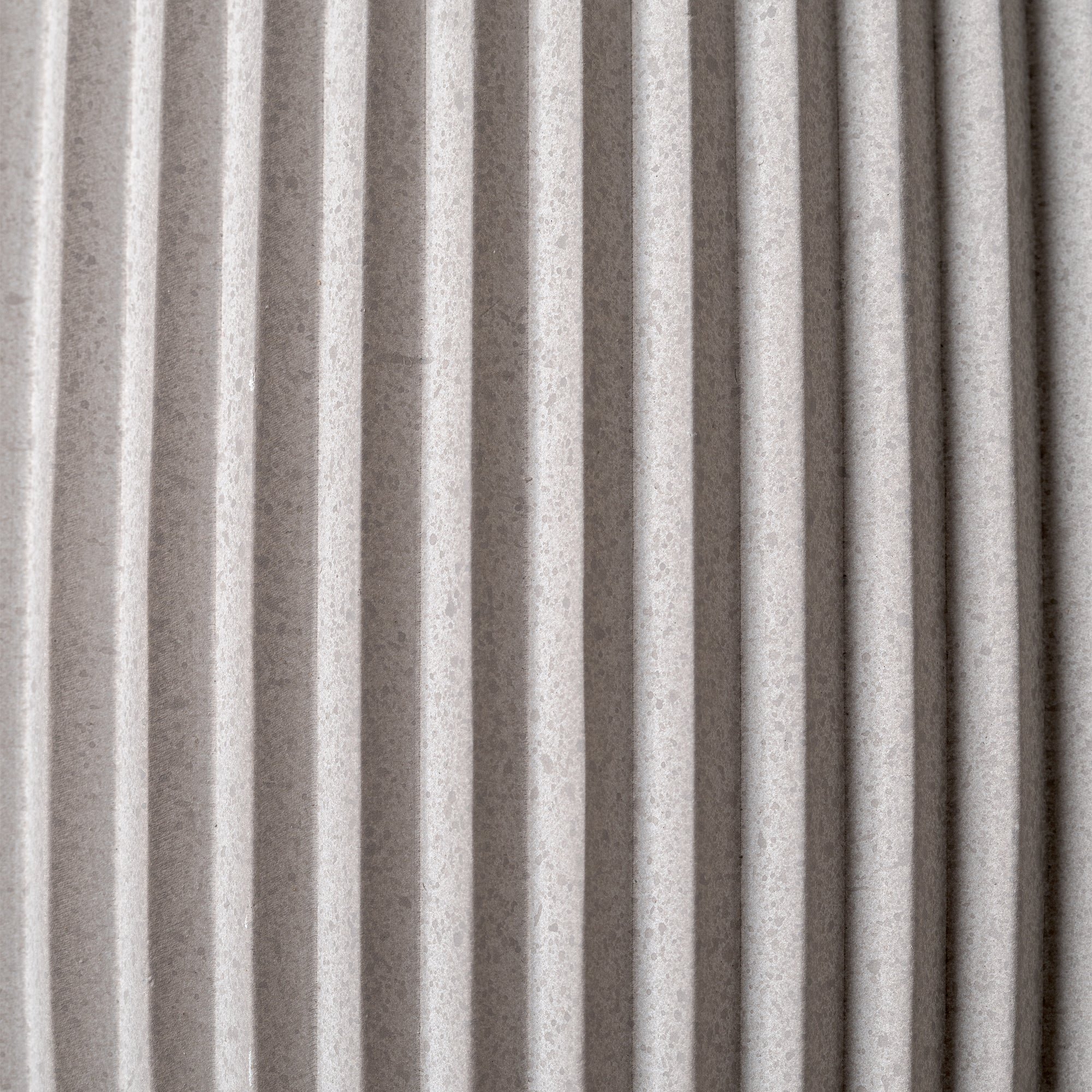 Ramsay Outdoor & Bathroom Cone Light in Ivory finish, close up the ridged finish