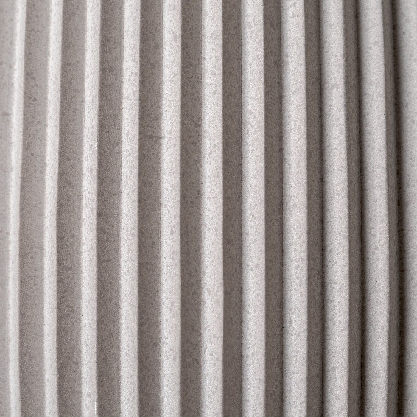 Ramsay Outdoor & Bathroom Cone Light in Ivory finish, close up the ridged finish