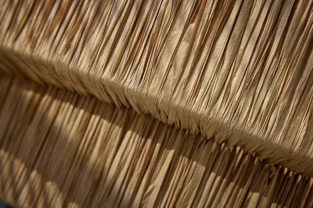 Raffia Layered Pendant Light - Natural