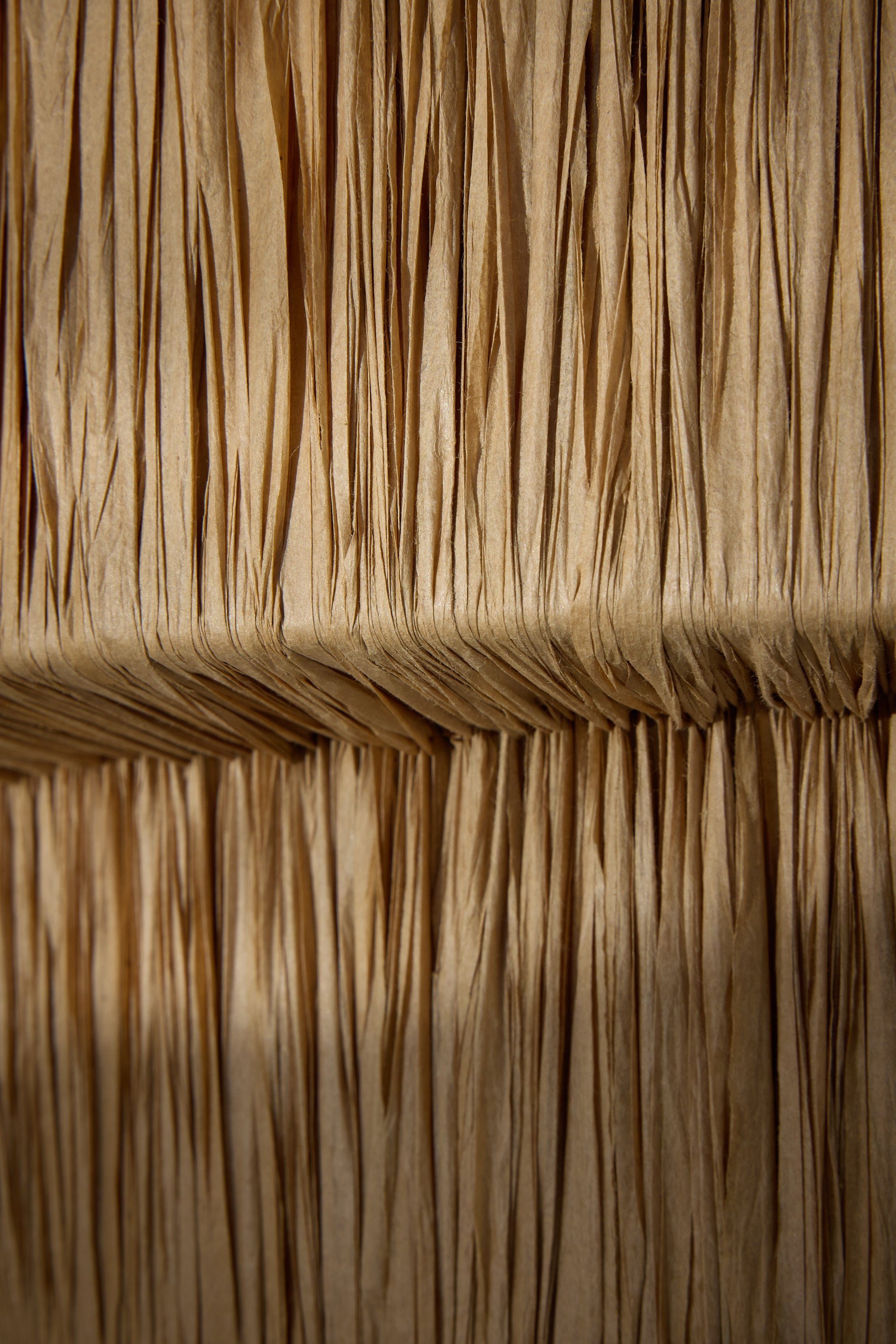 Raffia Layered Pendant Light - Natural