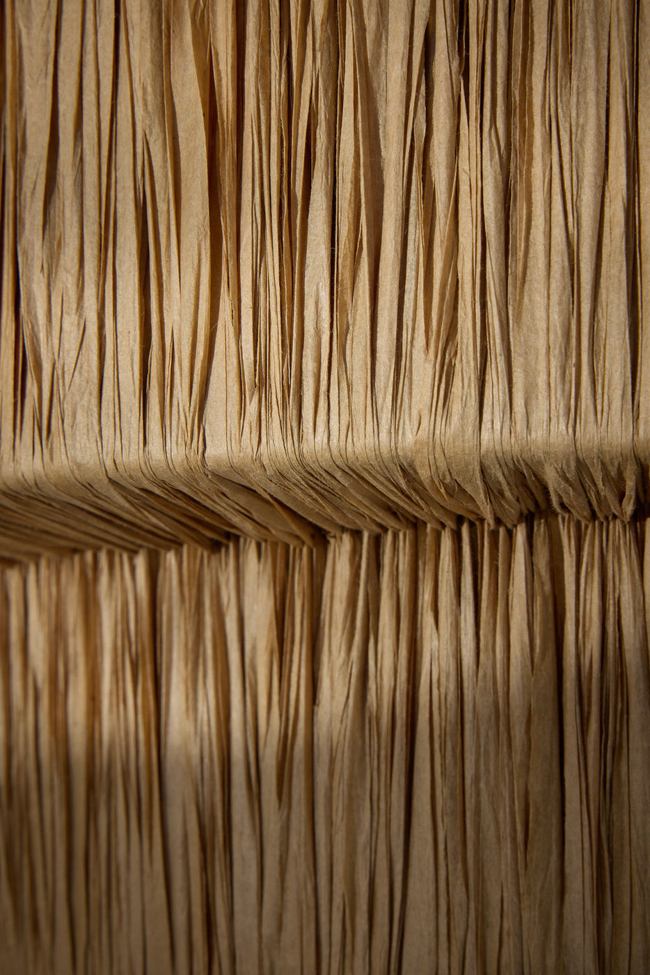 Raffia Layered Pendant Light - Natural