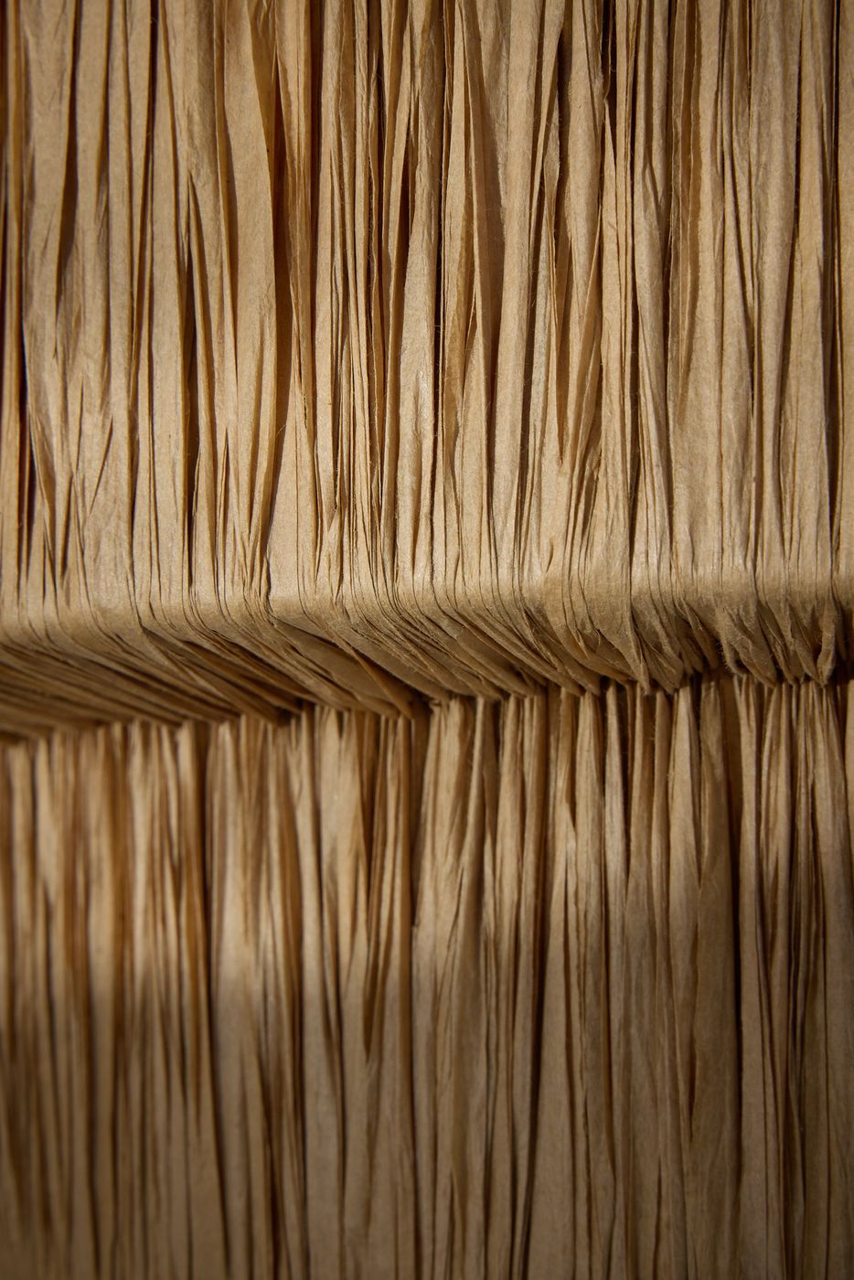 Raffia Layered Pendant Light - Natural