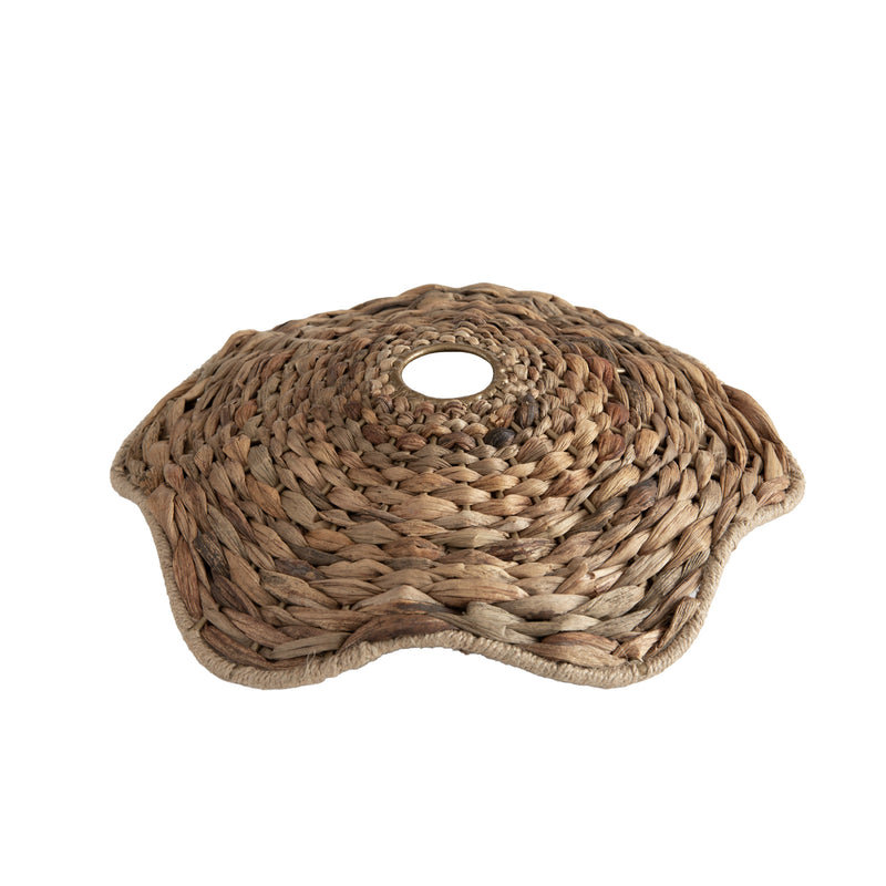 Sea Grass Fluted Slope - 12 Inch - Natural - Shade Only - Lighting Shades & Lampshades - Industville Lighting UK