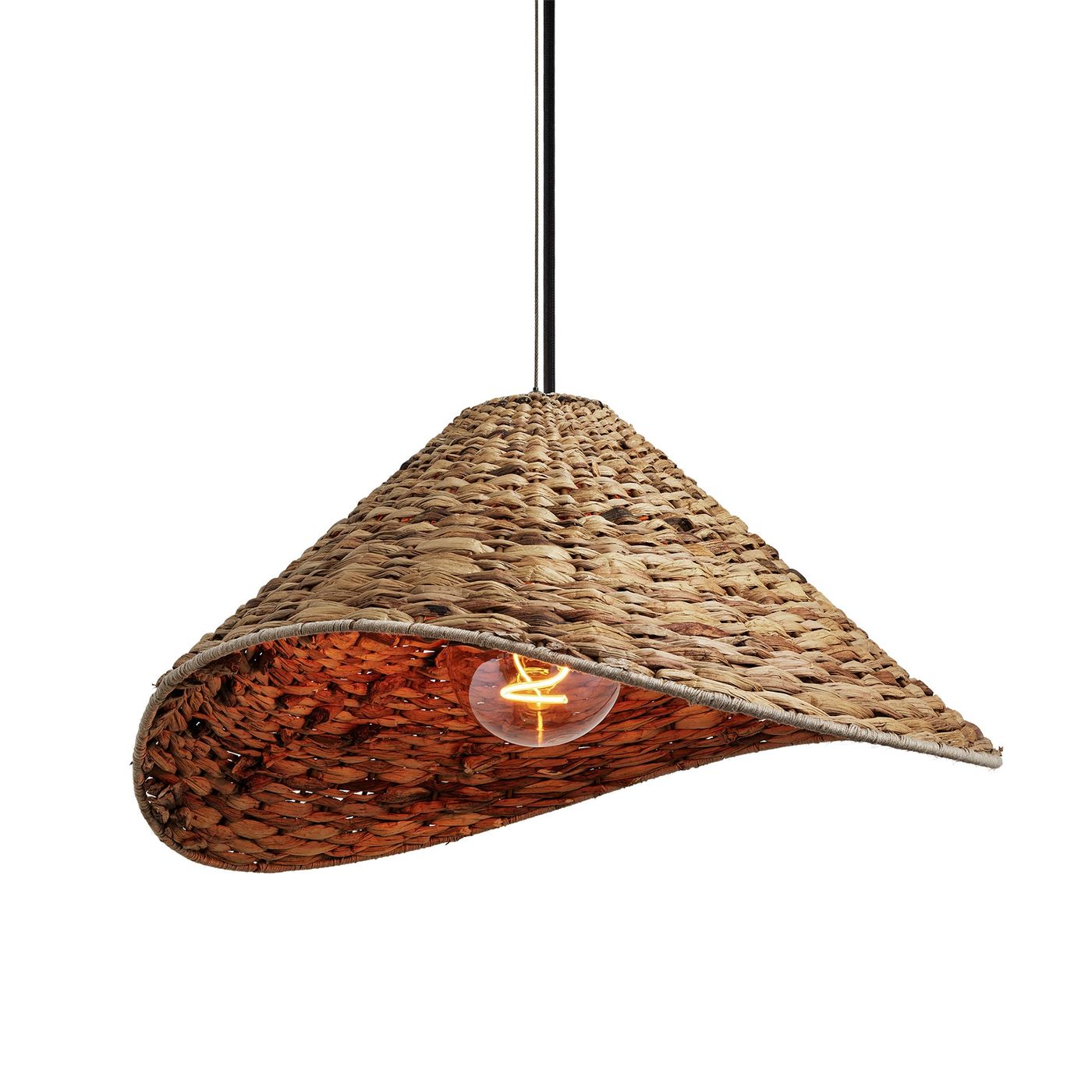 Natural Sea Grass Giant Hat Pendant Light , SKU - SGR-GHP21-N