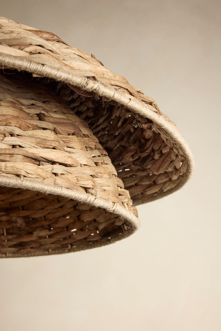 Sea Grass Layered Giant Pendant Light - Natural