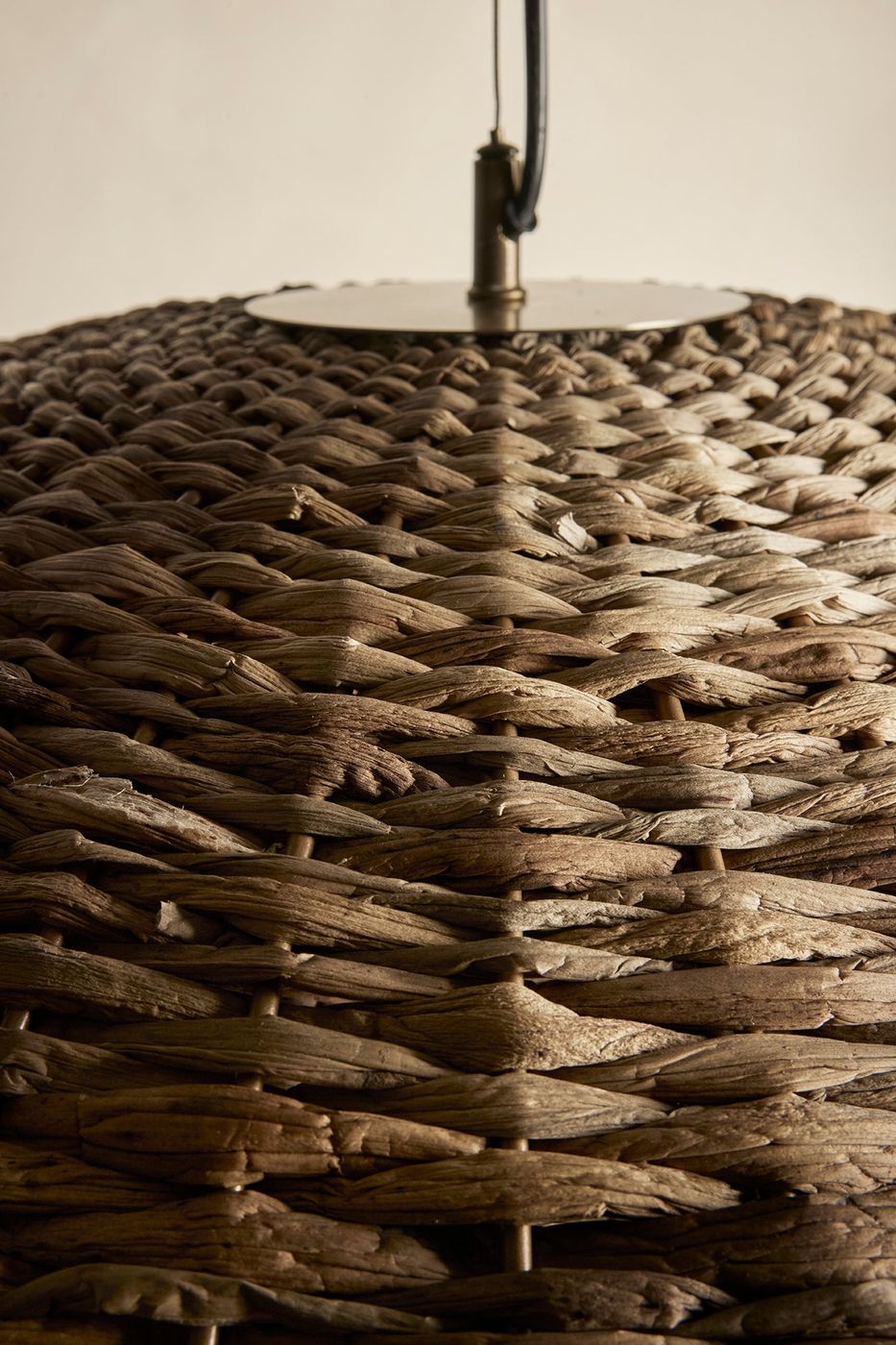 Sea Grass Layered Giant Pendant Light - Natural