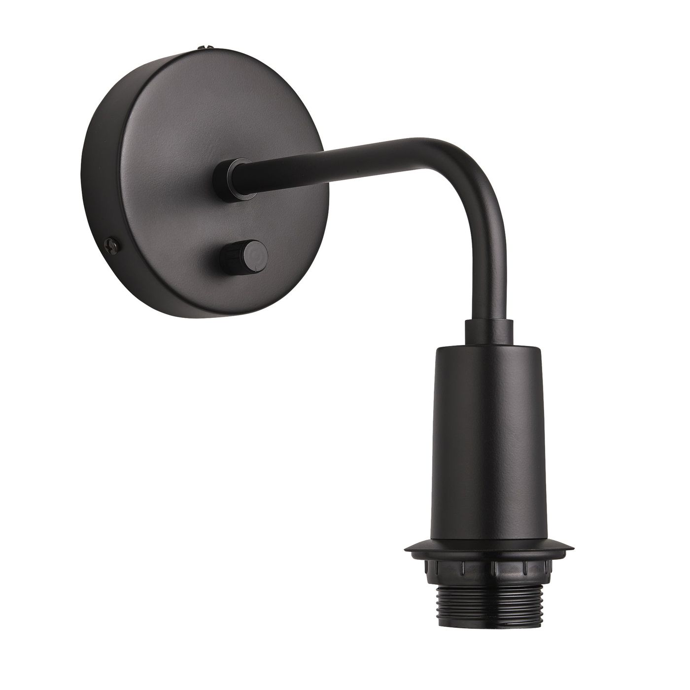 Black sleek wall holder