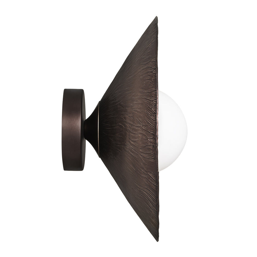 Bronze Flume Diffuser Wall Light - 12 Inch  - FH-WL12-BZ