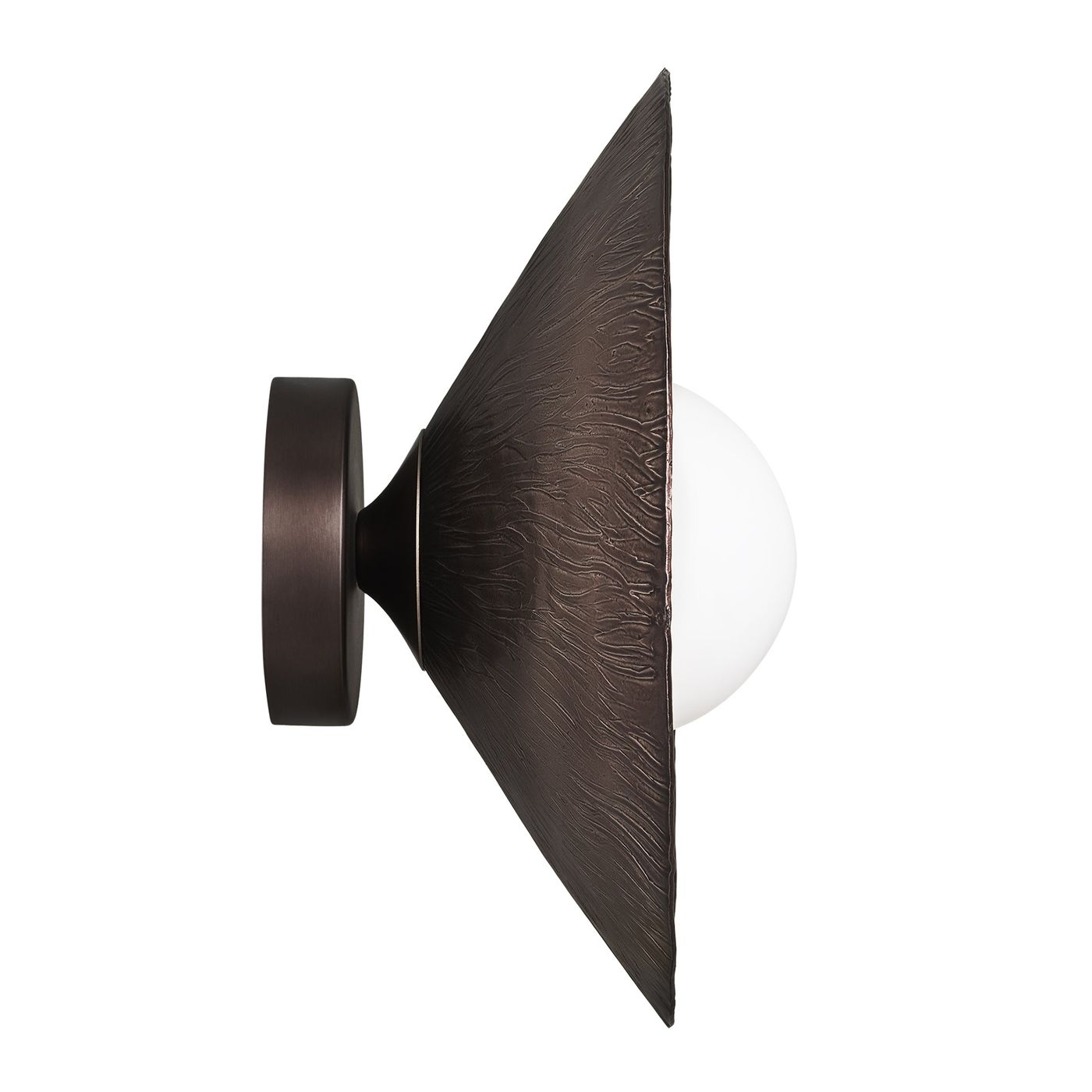 Bronze Flume Diffuser Wall Light - 12 Inch  - FH-WL12-BZ