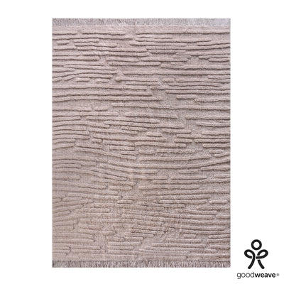 Taupe - Swyre Table Tufted Wool Rug 