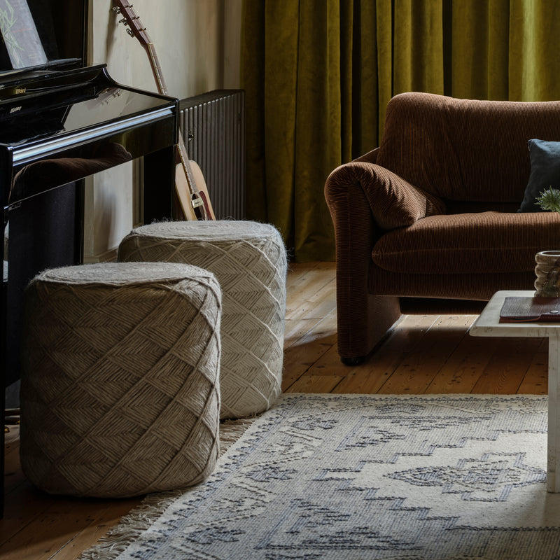 Laurel Wool Pouffe
