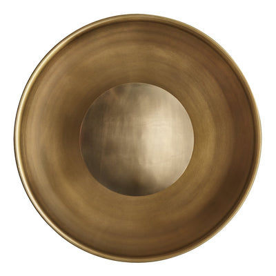 Brass Boston Round Metal Diffuser Wall Light Flush Mount  in 13 inch, Product code is BO-MD-WLFM13-B