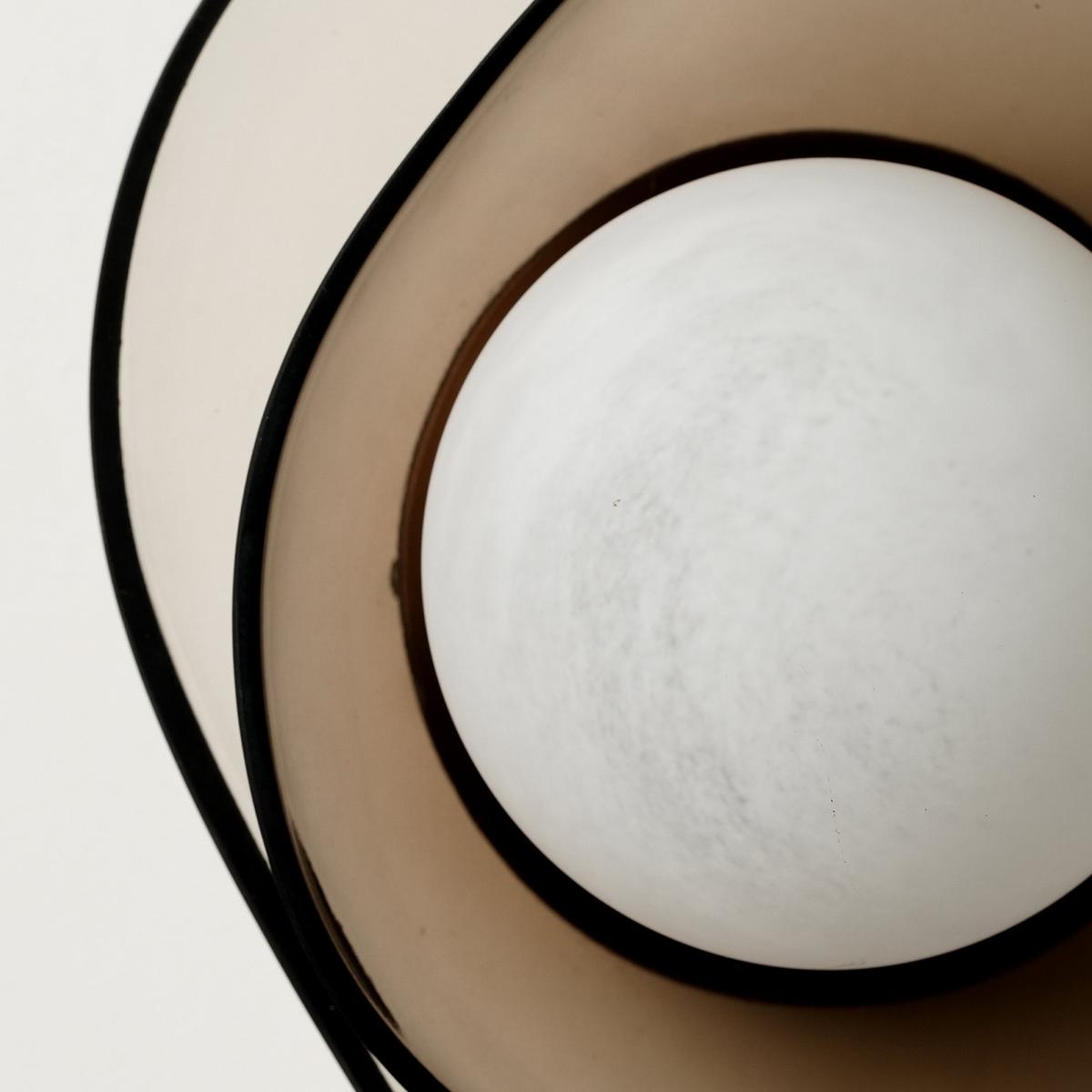 Dulwich Layered Mocha Glass Wall Light  in Bronze finish