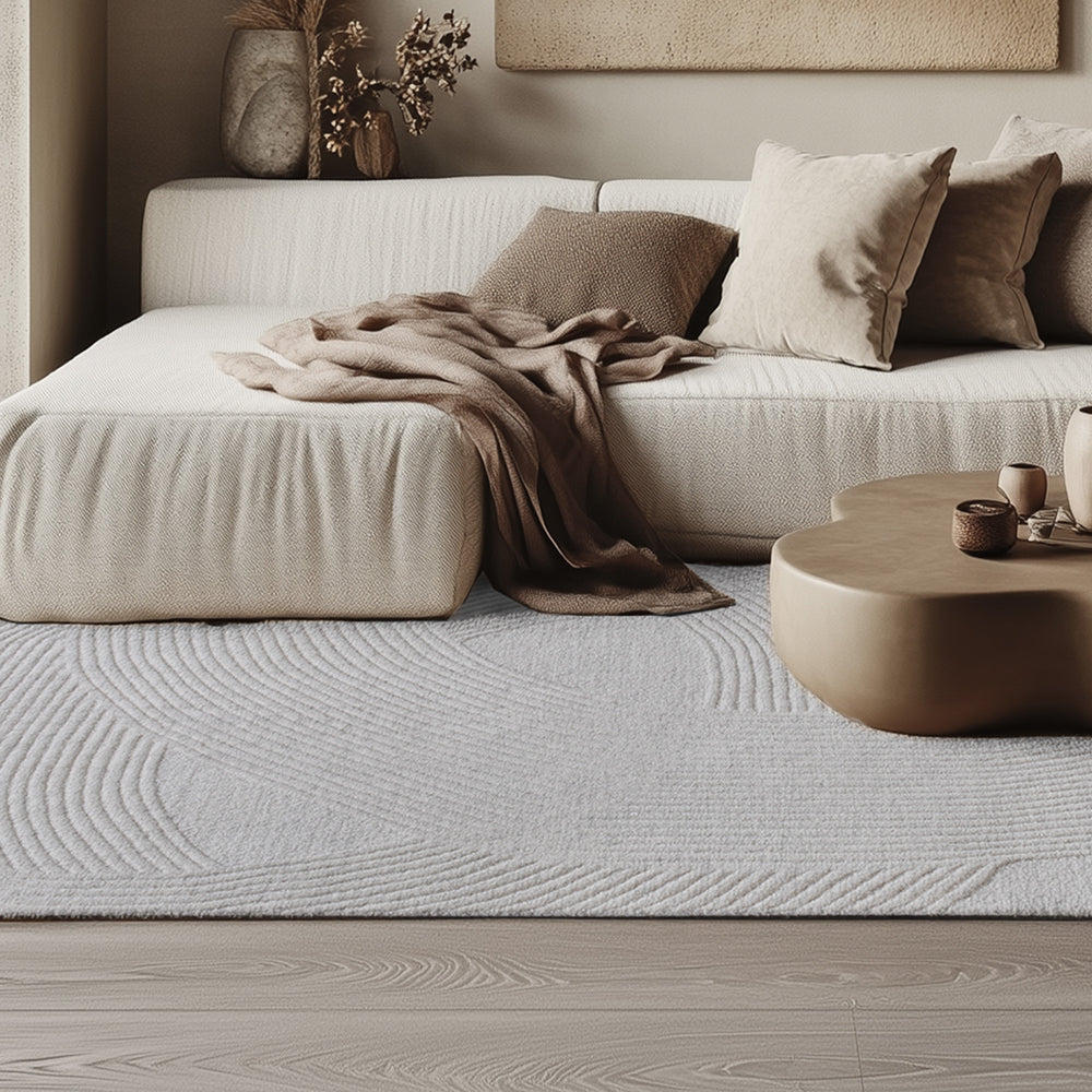 Ivory - Otley Hand Tufted Wool Rug 